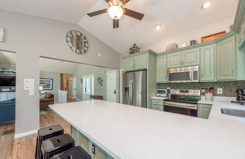 Oakland House | Peaceful Lakefront Gem w/Dock, Hot Tub, Game Room