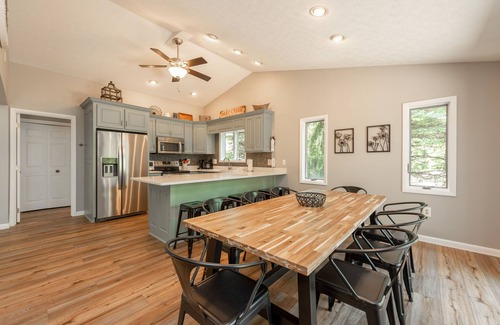 Oakland House | Peaceful Lakefront Gem w/Dock, Hot Tub, Game Room