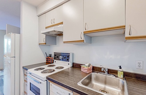 Big White Ski Resort House | Peaceful mountain suite with open layout, internet, & W/D - walk to the lifts
