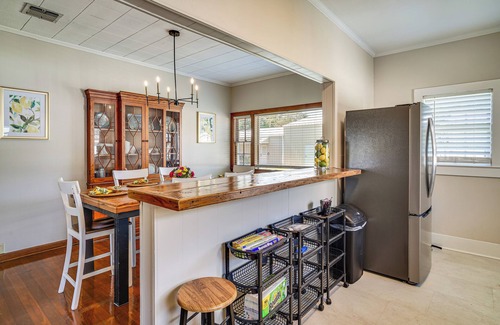 Baldwin House | Peaceful Patio, Sunroom: Pet-Friendly Baldwin Home