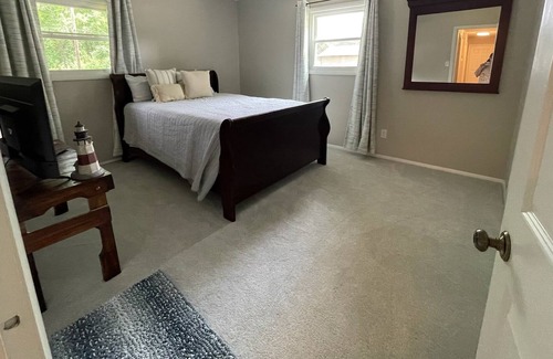 Stevensville House | Peaceful Ranch Retreat: Cul-de-Sac, Deck, Fenced Yard