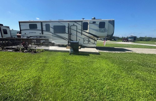 Moravia House | Peaceful Riverstone RV with AC near Moravia and Rathbun Lake.