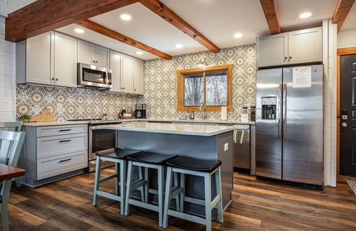 Massanutten House | Peaceful screened porch, newly added fireplace!
