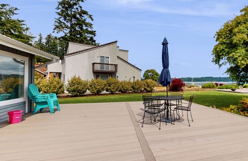 Belfair House | Peaceful Soundfront Getaway with Private Beach Access and Outdoor Living