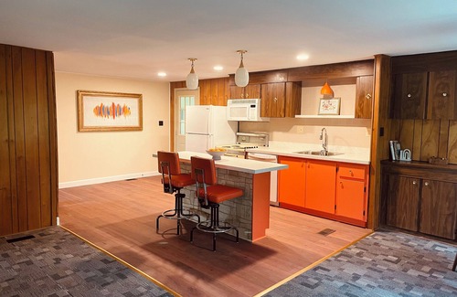 Town of Veteran House | Peaceful space in the country. Deck&private indoor sauna. Surrounded by nature!