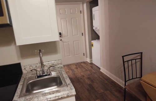 Amarillo Apartment | Peaceful Studio for Couples or Business Travel Queen bed, Roku TV, good Wi-Fi.