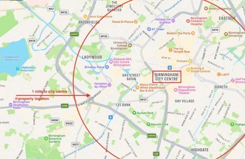 Edgbaston Apartment | Peaky Blinders Studio Near Birmingham City Centre
