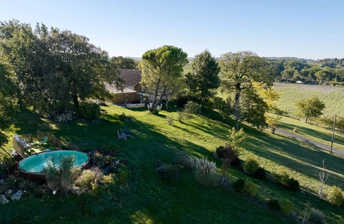 Ribagnac House | Pech Chabrol: Family Cottage with Pool and Vineyard View