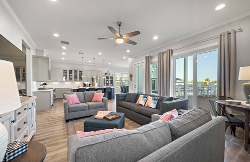 Jamaica Beach House | Pelican's Perch is a brand new home with the best sunset views in Jamaica Beach!
