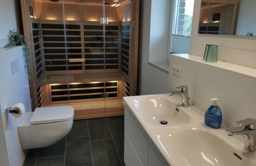 Wangerland Apartment | Penthouse "Captain Hook" with a fantastic view of the dyke.