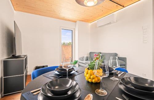 Friedrichshafen Apartment | Penthouse mit traumhafter Terrasse klimatisiert