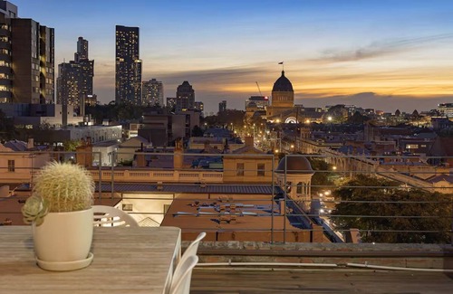 Fitzroy Apartment | Penthouse on Gertrude with private rooftop terrace