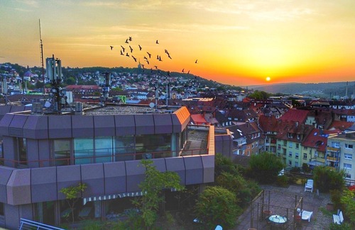 Pforzheim Apartment | Penthouse Suite with Goldstadt view