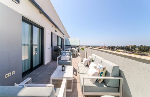 La Cala de Mijas Apartment | Penthouse with large rooftop terrace and private pool
