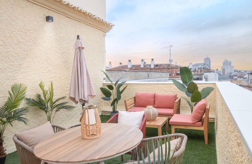 Palacio Apartment | Penthouse with extraordinary Terrace - Centro - Luxury - Heights with Mediterranean flavour