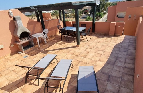 Vera Beach Apartment | Penthouse with private pool on the roof, sea views, 50m from the beach, WiFi