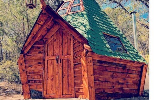 Saltillo Cabin | Pequeña Cabaña Mágica con Chimenea Interior