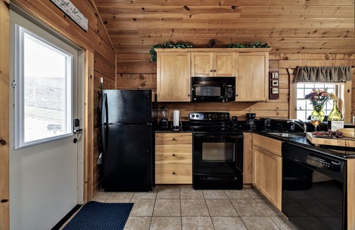 Stanley Cabin | PERFECT Couples LURAY Log Cabin #8 Hot Tub Stone Fireplace Mountain Views