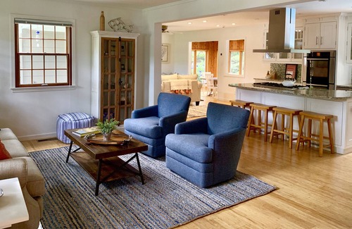 Cutchogue House | Perfect Family-Friendly Home on the North Fork With Pool + Steps to the Beach