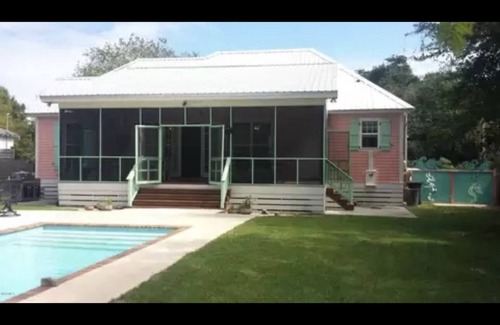 Bay St Louis Cottage | Perfect location; private seasonally heated pool nOne short block to the beach.