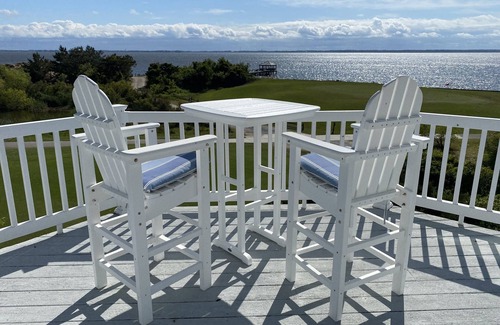Nags Head House | Perfect setting. Great sunsets, golf course & bayside water views- Truly Unique!