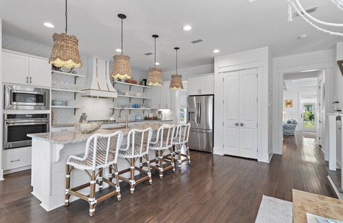 Santa Rosa Beach House | Periwinkle Shores Designer-Owned Coastal Retreat with Golf Cart, Bikes & Serene Pond Views