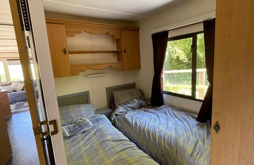 Carmarthen Cabin | Pet/Dog Friendly Rural Lodge, with Fenced Garden Area, Nr Beaches, Woodlands