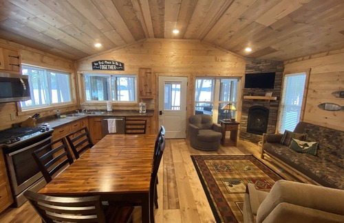Eagle River Cottage | Pet Friendly Beautiful Cottage on Crystal Clear Private Meta Lake!