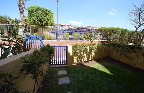 Costa Meloneras House | Pet-Friendly Bungalow Bahia Meloneras with Sea View, Pool, Garden & Wi-Fi