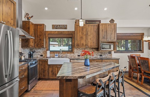 Kings Beach House | Pet-Friendly Cabin | Walk to Kings Beach, Fenced Yard, Patios, Games & A/C
