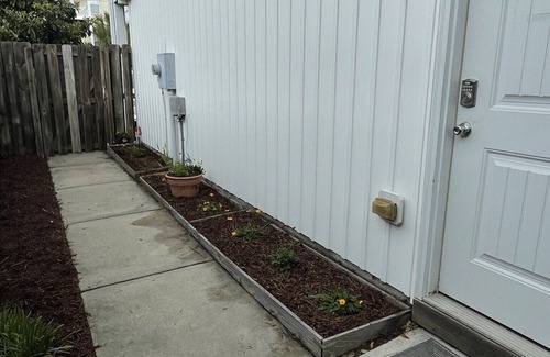 Wilmington Beach Apartment | Pet-friendly guest suite. Private fenced yard. 2 min walk to beach.
