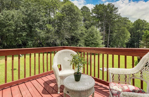 Lawrenceville House | Pet-Friendly House w/Deck in Lawrenceville