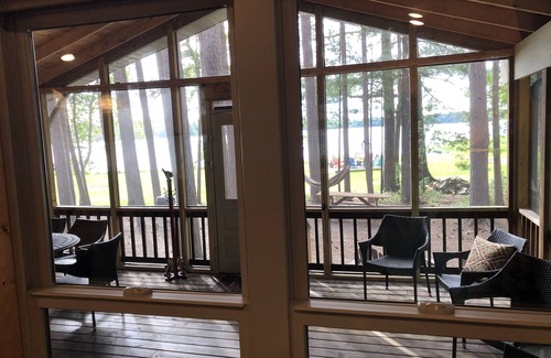Eagle River Cottage | Pet Friendly Lakefront Cottage on Crystal Clear Private Meta Lake!