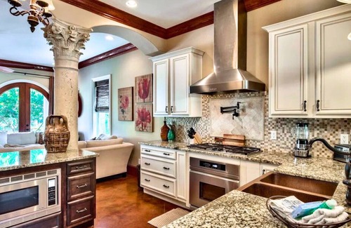 St. Tropez House | Pet-Friendly Mediterranean Villa | Lagoon Pool, Hot Tub + Beach Access