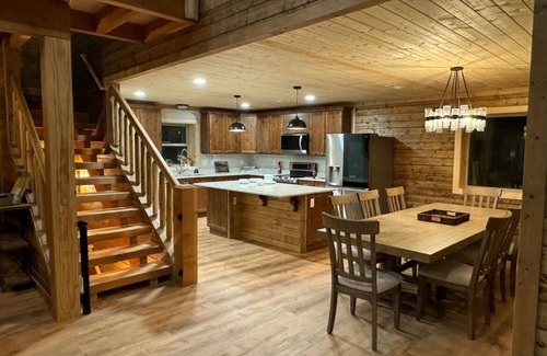 Asheville House | Pet Friendly Modern Mtn Cabin 2 King Master Suites Mtn Views