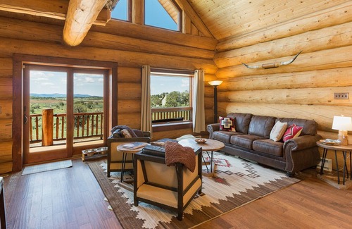 Sundance Hills House | Pet Friendly Modern Cabin - 15 Minutes from Durango - Deck/Fire Pit and Views
