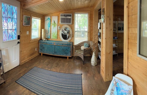 Supply House | Pet Friendly Separate Fee 75, enjoy fenced in yard, outdoor shower, fire pit