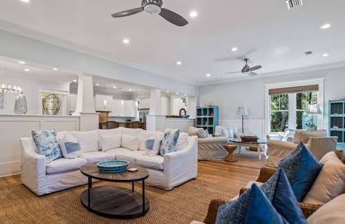 Cottage District House | PetFriendly Gem By Gulf w Cart and Luxe Amenities