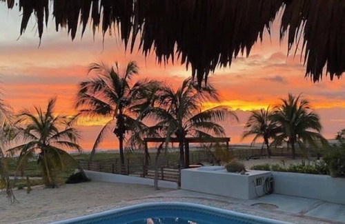 Puerto Escondido House | Pets Welcome! Oceanfront Escape! Sunsets! Private Pool!