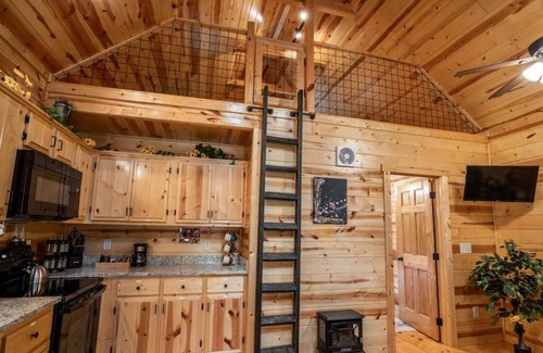 Murphy Cabin | Pets Welcomed at this Colorful Sunflower Cabin!