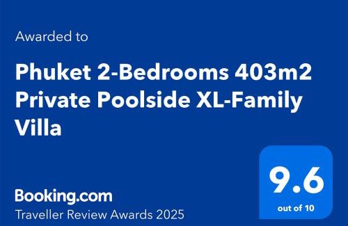 Choeng Thale Villa | Phuket Laguna Poolside 2-Bedrooms Private Family Villa 403m2