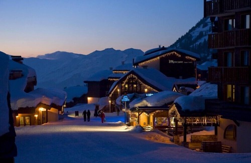 Belle Plagne Apartment | Pierre De Soleil - Ski in/out, next to ski school, shops/restaurants -free wifi