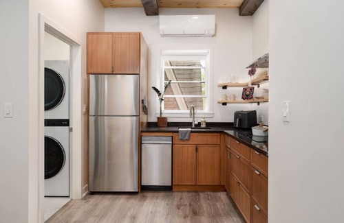 Irving Park Apartment | Pine Beam Bear Studio next to Blue Line