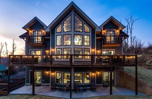Chalet Village North House | Piney Estate Hot Tub Game Theater Room