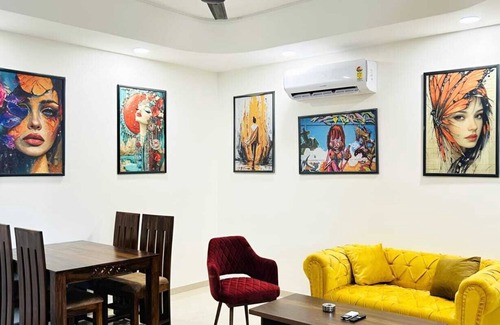 Jaipur Apartment | Pink City Hub - 2BHK - Balcony Wi-Fi 201
