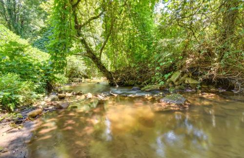 Rocky Bottom House | Pinnacle Mountain Falls Sunset Cottage with Deck