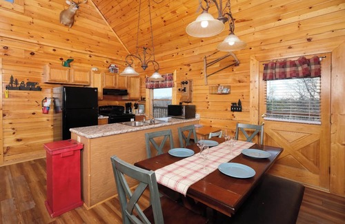 Sevierville Cabin | Pioneer Place - Arcade Games, Mountain Views, Hot Tub
