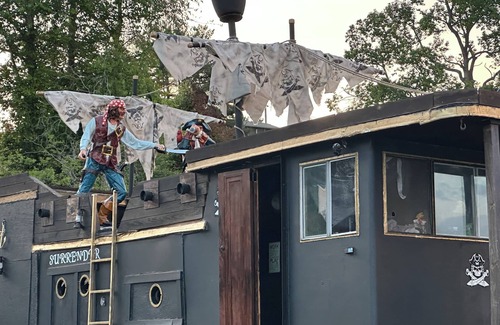 Dandridge Boat Rental | Pirate Houseboat on Douglas Lake!