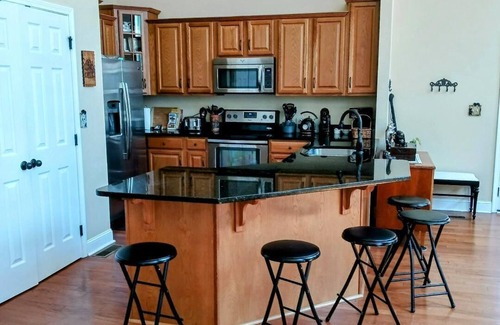 Hot Springs House | Pisgah National Forest back yard and a luxury Mountain home to relax in.