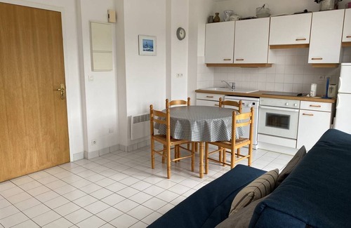 Saint-Cast-le-Guildo Apartment | Pleasant west-facing apartment in the La Garde district of Saint Cast, 10 m from the.